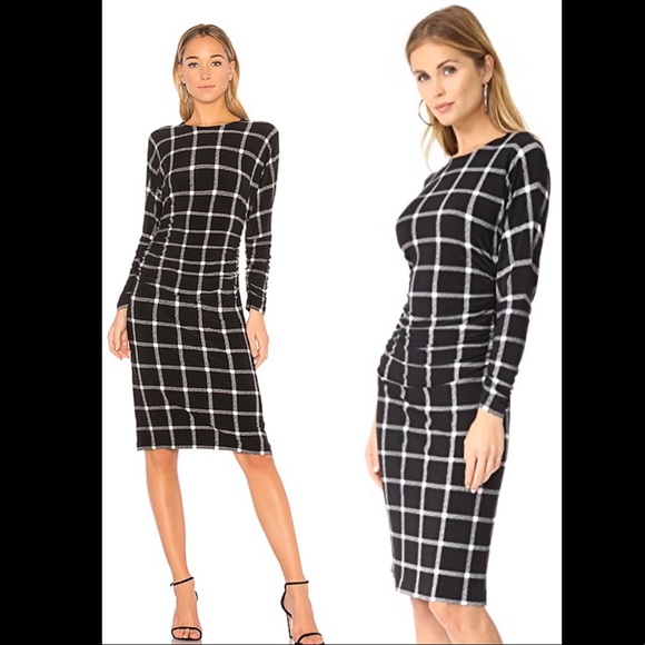 Norma Kamali Dresses & Skirts - Norma Kamali Dolman Shirred Waist Dress Size M NWT